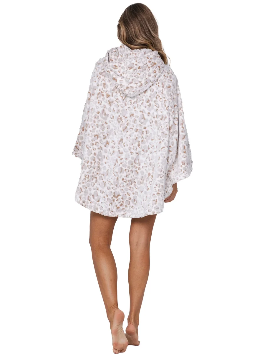 Pastunette fleece poncho vetoketjulla - Image 3