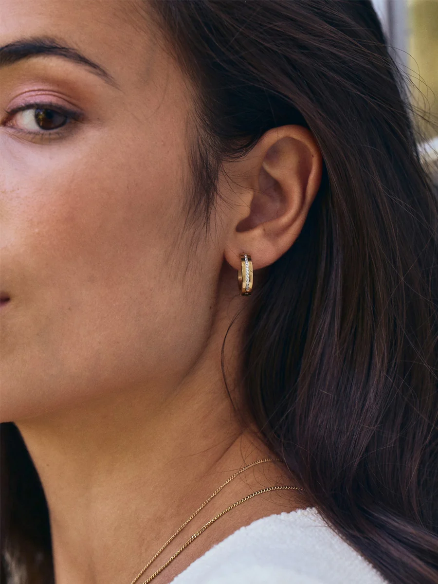JOSEFIN hoops gold - Image 2